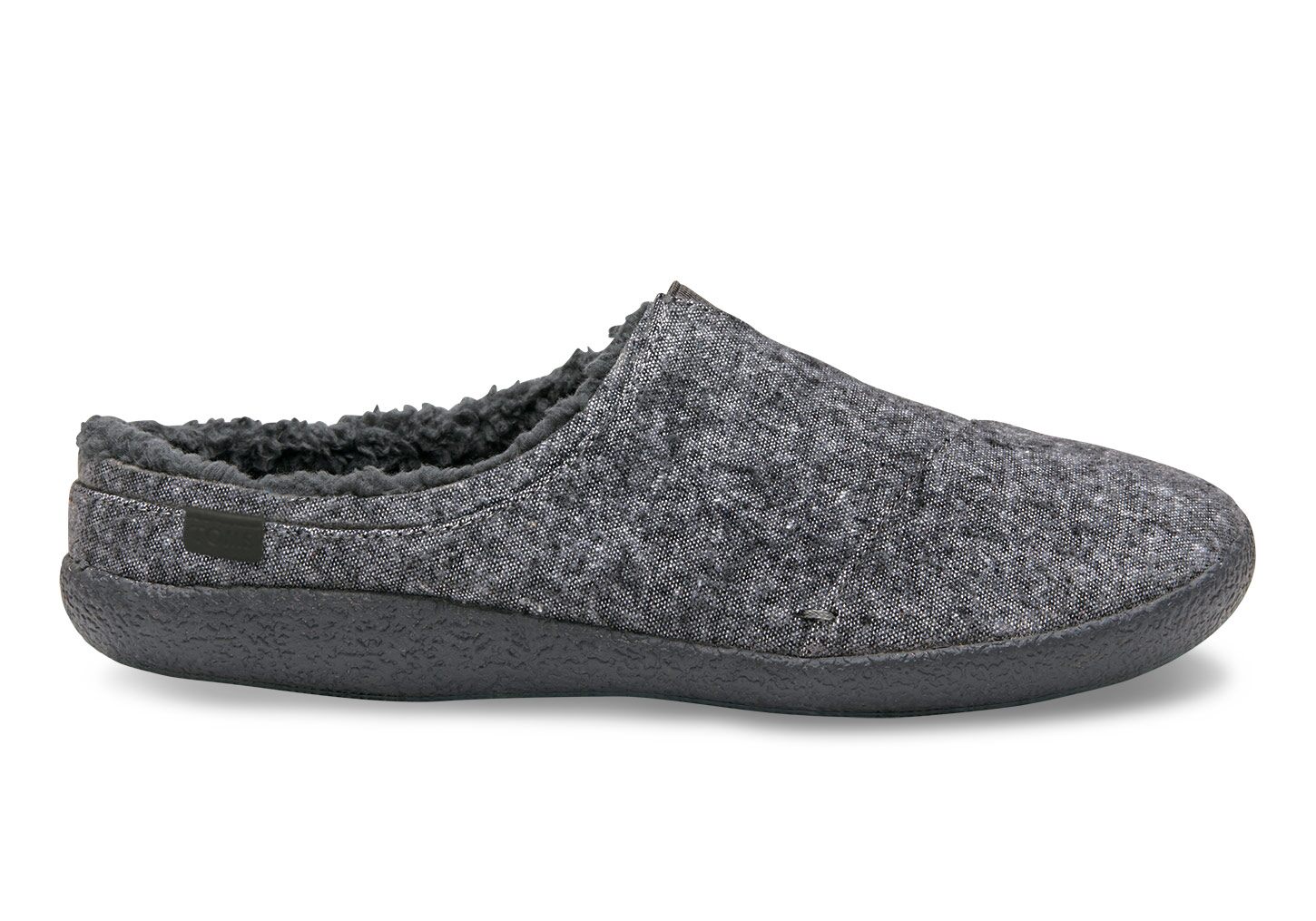 Toms Berkeley Slub Textile - Mens Slippers - Grey - NZ - 678594NJW